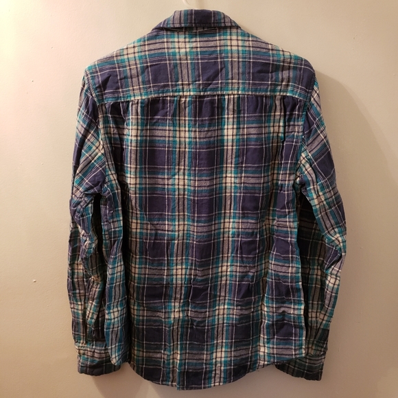 Arizona Blue Flannel / Plaid Button Down - Picture 4 of 10